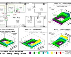 Diagram #2, Before Shield Data Magnetic Flux Density Data Before Magnetic Shielding Installed in Imaging Labs.
