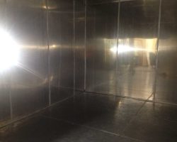 Low frequency AC DC magnetic shielding systems installed at Drexel University Bossone Center to protect imaging lab.