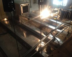 Low frequency AC DC magnetic shielding systems installed at Drexel University Bossone Center to protect imaging lab.